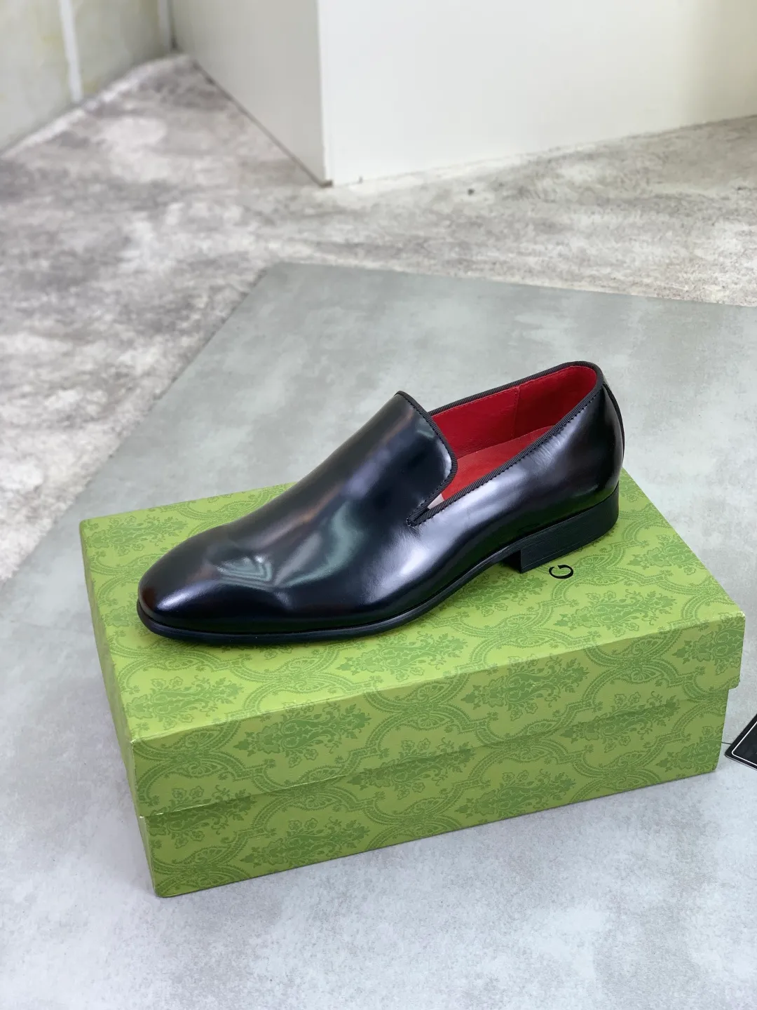 Men's Men's Shoes 💰P542 [New Style] 💰💎💎💎 [Gucci] GUCCI high-end men's formal business leather shoes, original order 1:1! Original imported high-end calfskin, original metal buckle, imported first-layer pigskin lining for feet, original high-end outsole, men's shoe size: 38-44